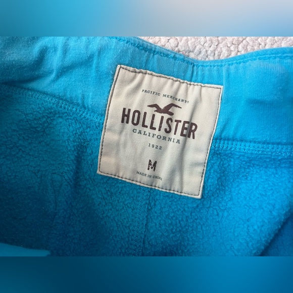 2010S HOLLISTER BRIGHT BLUE SWEATPANTS MEDIUM WOMENS - Picture 3 of 10